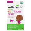 Wellements Multivitamínico Orgânico em Gotas para Bebês 2+ Meses Cereja 30 ml