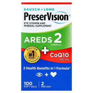 PreserVision - Fórmula AREDS 2 + CoQ10 100 Cápsulas Softgel