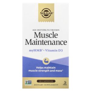 Solgar - Antienvelhecimento Nutrition Manutenção Muscular 60 Cápsulas