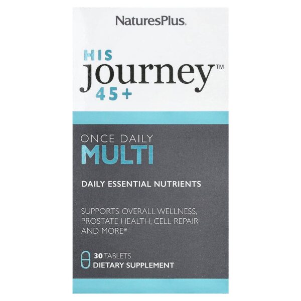 NaturePlus - His Journey 45+ Um Multivitamínico Diário 30 Comprimidos