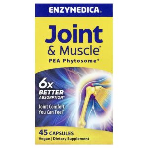 Enzymedica - Articulações e Músculos PEA Phytosome 45 Cápsulas (300 mg por Cápsula)