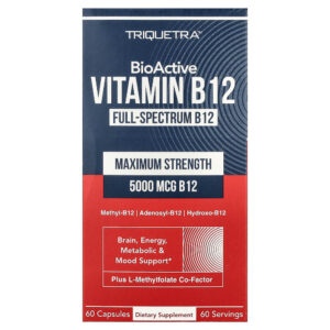Triquetra Health - Vitamina B12 BioAtiva 60 Cápsulas