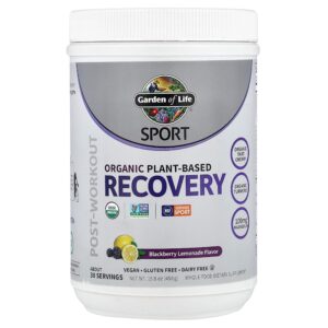 Garden of Life - Sport Organic Plant-Based Recovery Blackberry Lemonade 15.8 oz (450 g)