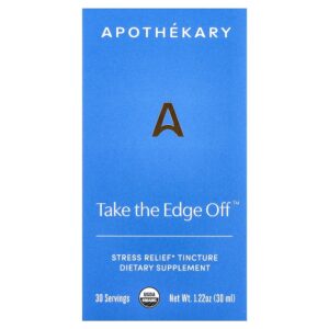 Apothekary - Take The Edge Off Tintura para Alívio do Estresse 30 ml