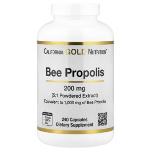 California Gold Nutrition - Própolis de Abelha 1000 mg 240 Cápsulas