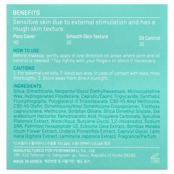 SOME BY MI - Espirulina PDRN Primer para Disfarçar os Poros 10 g