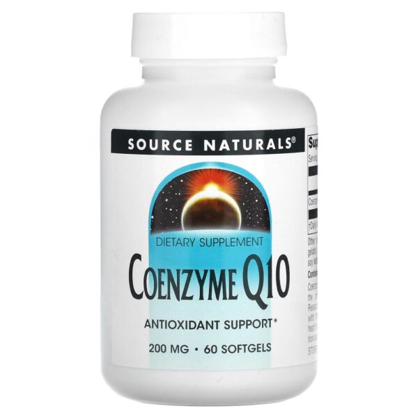 Source Naturals - Q10 Coenzimático 200 mg 60 cápsulas softgel