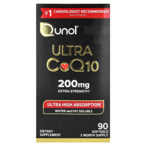 Qunol - Ultra CoQ10 200 mg 90 Cápsulas Softgel