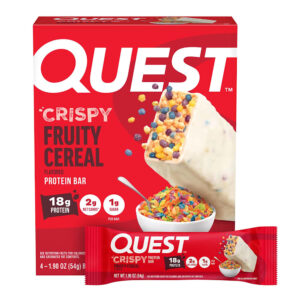 Quest Nutrition - Barra de Proteína Cereal Crocante com Frutas 4 Barras 54 g Cada