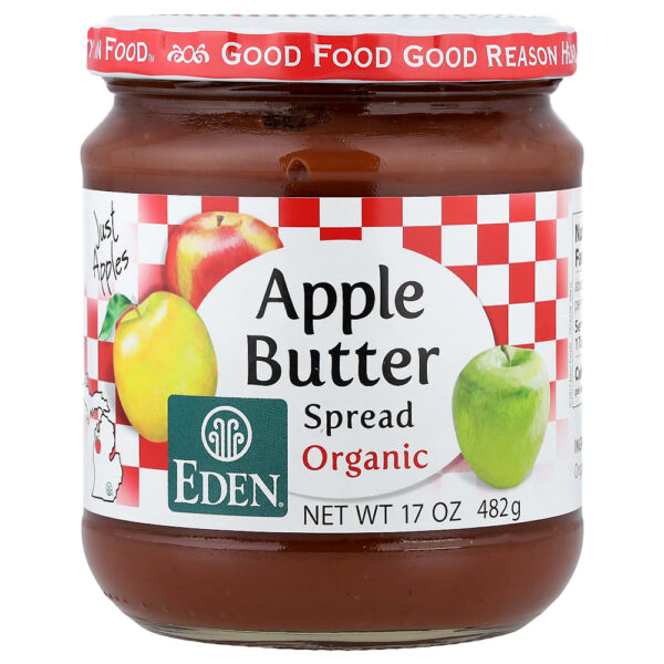 Eden Foods - Manteiga de Maçã Orgânica 482 g
