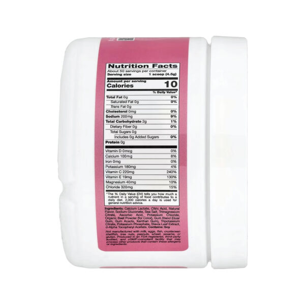 HydrationUP Mistura para Bebida de Eletrólitos com Cálcio Potássio Vitamina C e Vitamina E Frutos Silvestres 227 g - California Gold Nutrition