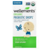 Wellements Probiótico Orgânico em Gotas para Bebês Recém-Nascidos+ 7,5 ml