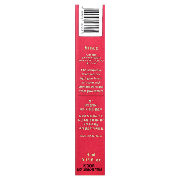 Hince - Água Líquida com Brilho Mood Enhancer W007 Gifted 4 ml