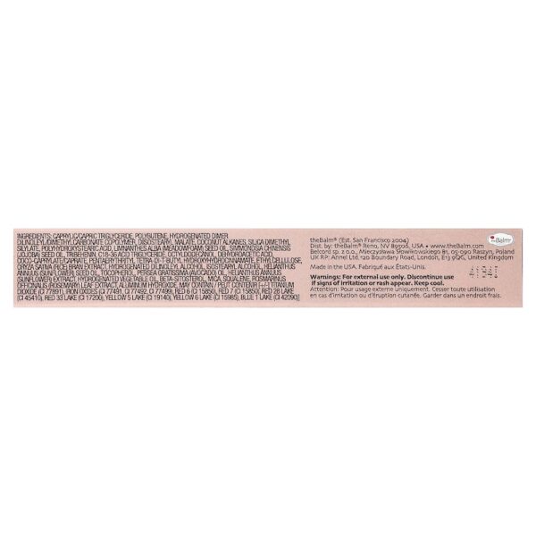 theBalm Cosmetics - Óleo Labial Nude Not Crude 7 ml