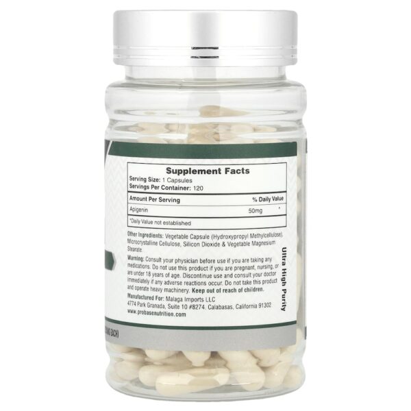 Probase Nutrition - Apigenina 50 mg 120 Cápsulas