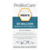 ProBioCare - Probióticos para Homens com Prebiótico 50 Bilhões 60 Cápsulas Vegetais