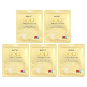 22-69.jpg Petitfee - Pacote de Máscara de Beleza Gold Hydrogel 5 Folhas 32 g Cada