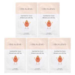 22-92.jpg Idealove - Superfood Skin Savior Almond Love with You 5 Máscaras Faciais de Beleza 20 ml Cada