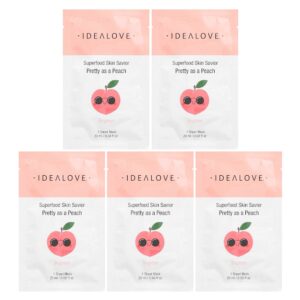 22-93.jpg Idealove - Superfood Skin Savior Pretty as a Peach 5 Máscaras Faciais de Beleza 20 ml Cada