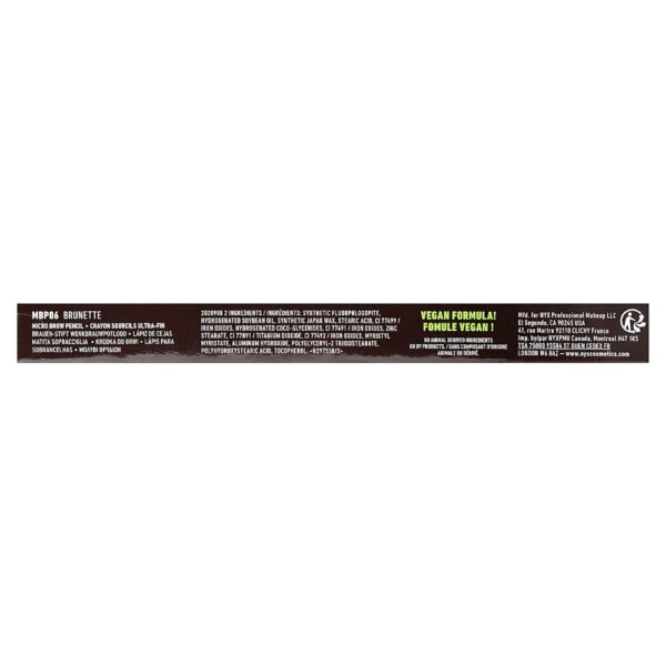 NYX Professional Makeup - Lápis MicroBrownet 06 Brunette 0 g