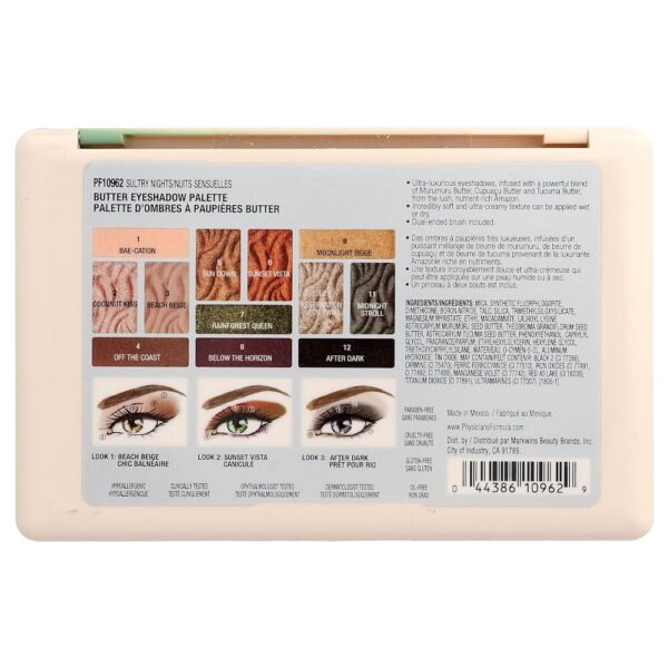 Physicians Formula - Paleta de Sombras para os Olhos com Manteiga PF10962 Sultry Nights 16 g