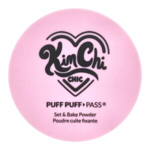 KimChi Chic Beauty - Puff Puff Pass Pó para Assar e Fixar PPP01 Marfim + Toque de Lavanda = Evander 24 g
