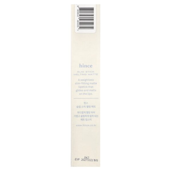 Hince - Slim Bastão Melting Matte SM003 Fade Out 2 g