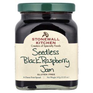 Stonewall Kitchen - Geleia de Framboesa Preta Sem Sementes 347 g