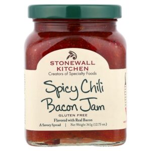 24-135.jpg Stonewall Kitchen - Geleia de Bacon com Pimenta Picante Médio 361 g