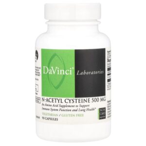 DaVinci Laboratories - NAC N-Acetilcisteína 500 mg 90 Cápsulas