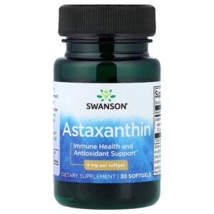 Swanson Vitamins - Astaxantina 8 mg 30 Cápsulas Softgel