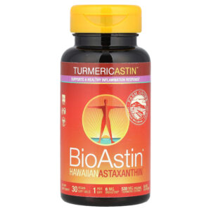 Nutrex Hawaii - TurmericAstin BioAstin Hawaiian Astaxanthin 30 Cápsulas Softgel Veganas