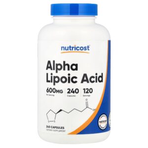 Nutricost - Ácido Tióctico 240 Cápsulas (300 mg por Cápsula)