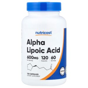 Nutricost - Ácido Tióctico 120 Cápsulas (300 mg por Cápsula)
