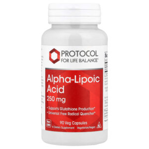 Protocol for Life Balance - Ácido Alfa-Lipoico 250 mg 90 Cápsulas Vegetais
