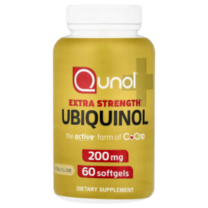 Qunol - Ubiquinol 200 mg 60 Cápsulas Softgel
