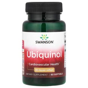 Swanson Vitamins - Ubiquinol 50 mg 60 Cápsulas Softgel