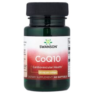Swanson Vitamins - CoQ10 30 mg 60 Cápsulas Softgel