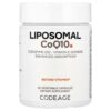 Codeage - CoQ10 Lipossomal Coenzima Q10 Isômeros de Vitamina E Absorção Aprimorada 60 Cápsulas