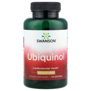 Swanson Vitamins - Ubiquinol 100 mg 120 Cápsulas Softgel