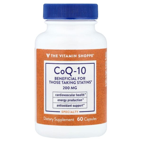 24-255.jpg The Vitamin Shoppe - CoQ-10 200 mg 60 Cápsulas
