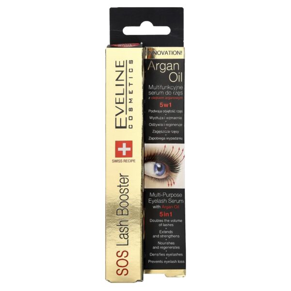 Eveline Cosmetics - SOS Lash Booster Sérum Multiuso para Cílios 5 em 1 10 ml