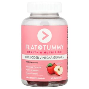 Flat Tummy - Gomas de Vinagre de Sidra de Maçã Maçã Natural 60 Gomas
