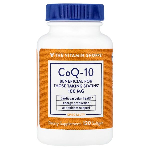 24-278.jpg The Vitamin Shoppe - CoQ-10 100 mg 120 Cápsulas Softgel