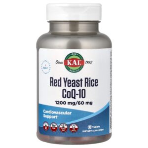 KAL - Levedura de Arroz Vermelho e CoQ-10 30 Comprimidos
