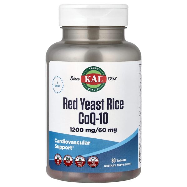 KAL - Levedura de Arroz Vermelho e CoQ-10 30 Comprimidos