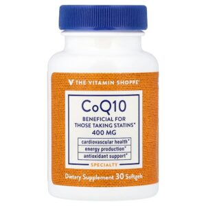 The Vitamin Shoppe - CoQ10 400 mg 30 Cápsulas Softgel