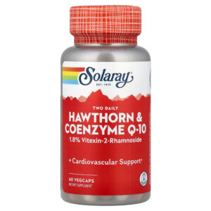 Solaray - Two Daily Espinheiro e Coenzima Q-10 60 VegCaps