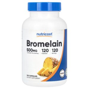 Nutricost - Bromelaína 500 mg 120 Cápsulas