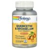 Solaray - Quercetina e Bromelaína além de Vitamina C Mastigáveis Laranja Natural 90 Mastigáveis